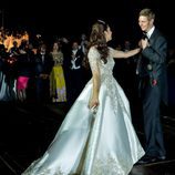 Leka de Albania y Elia Zaharia abren el baile nupcial en su boda