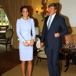 Kate Middleton y Guillermo Alejandro de Holanda en un almuerzo en La Haya