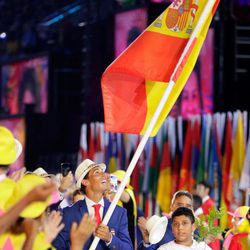 Rafa Nadal como abanderado de España en los Juegos Olímpicos 2016