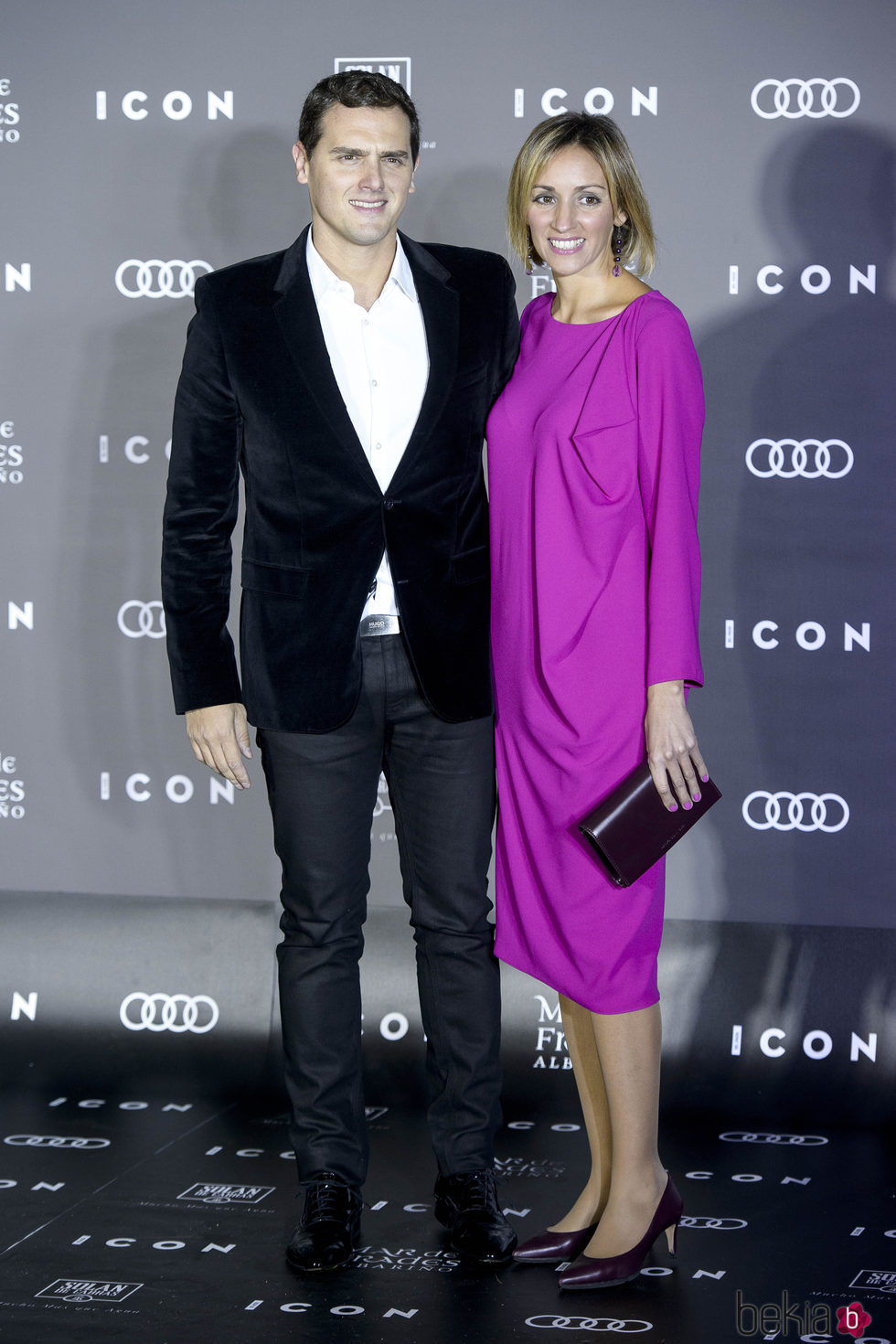 Albert Rivera y Beatriz Tajuelo en los Premios Icon 2016
