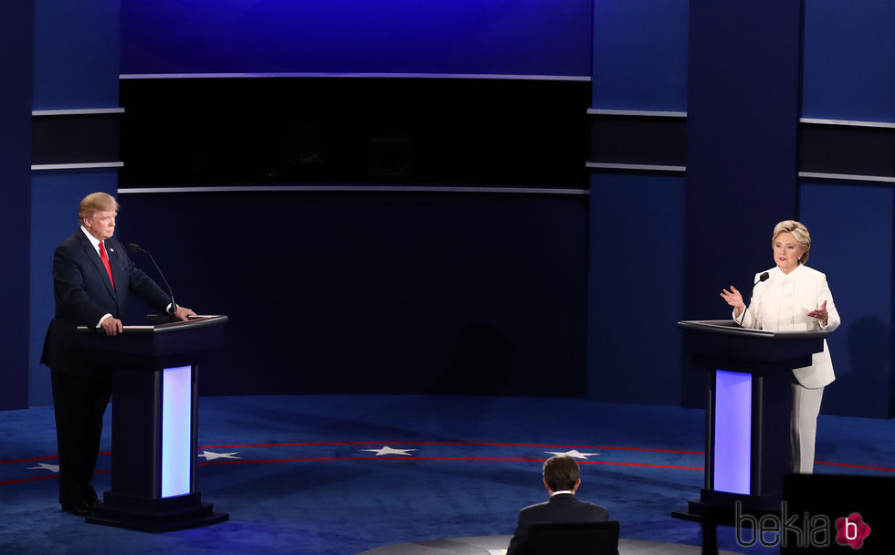 Hillary Clinton y Donald Trump cara a cara en el tercer debate