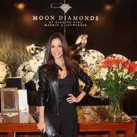 Cecilia Gómez en un acto de la firma de joyería Moon Diamonds