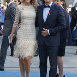 Juan Ramón Lucas y Sandra Ibarra en los Premios Princesa de Asturias 2016