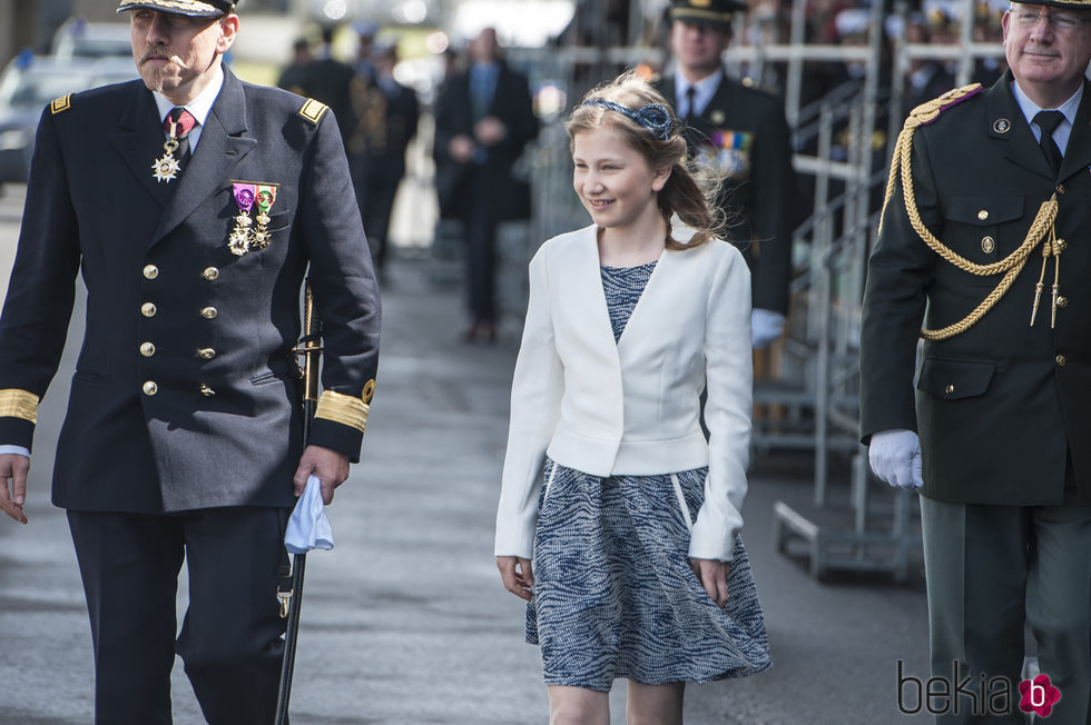 Isabel de Bélgica en un acto oficial como heredera en 2015
