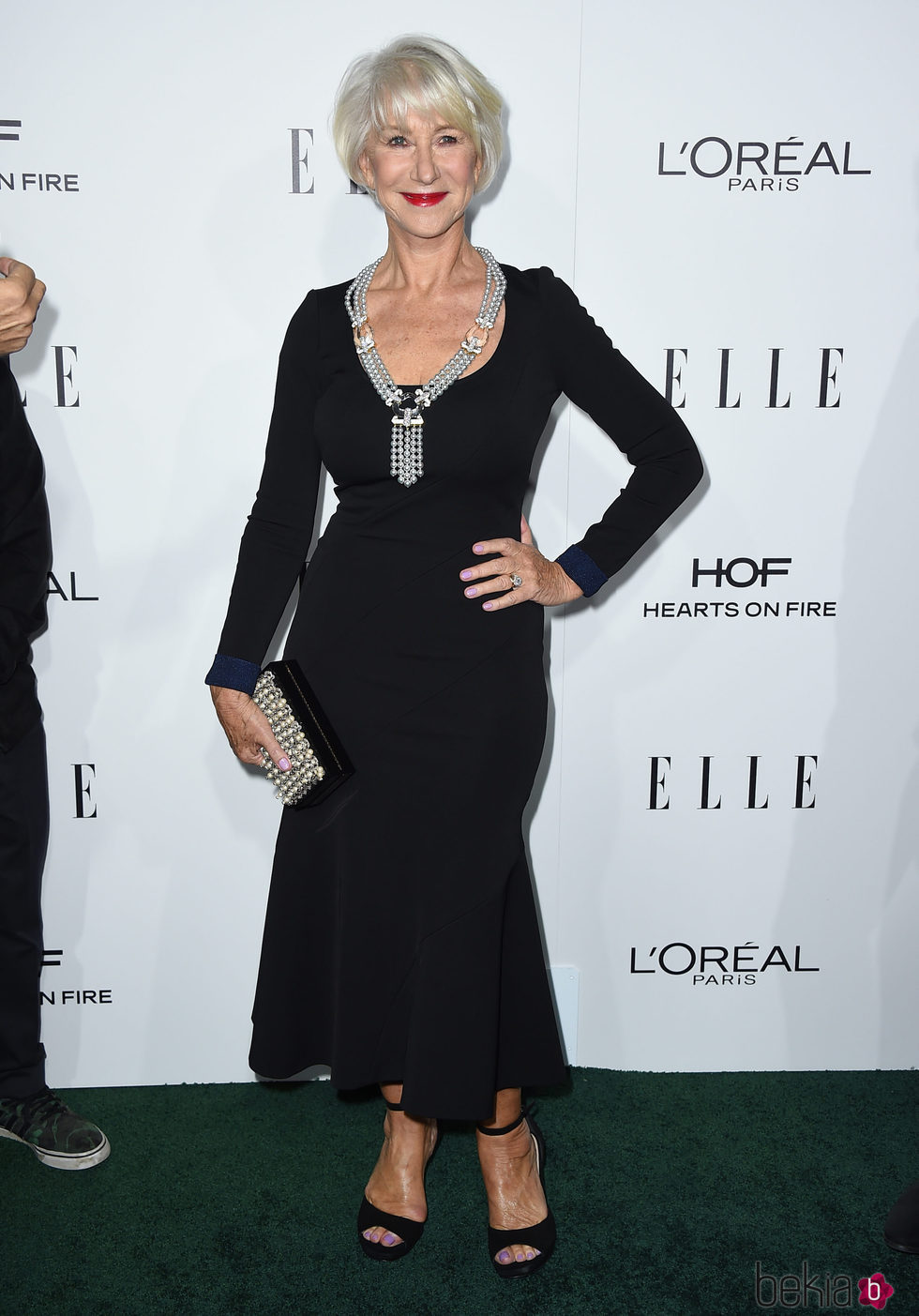Hellen Mirren en la entrega de los Premios Women in Hollywood 2016 de la revista Elle
