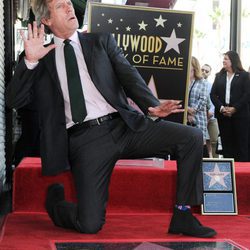Hugh Laurie ya disfruta de su estrella en el Paseo de la Fama