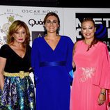 Mila Ximénez, Carlota Corredera y Belén Esteban durante una gala benéfica contra el cáncer infantil en Vigo
