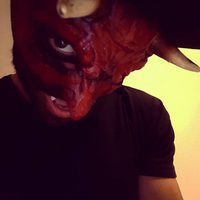 Pablo Alborán disfrazado de diablo por Halloween 2016
