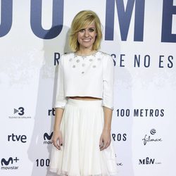 Alexandra Jiménez en el estreno de '100 metros' en Madrid