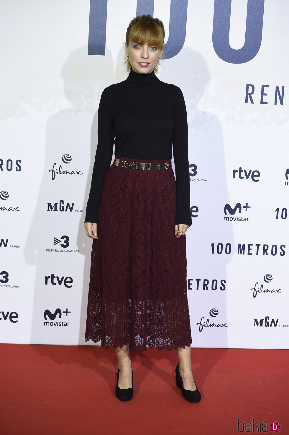 Leticia Dolera en el estreno de '100 metros' en Madrid