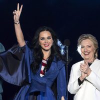 Katy Perry en la campaña electoral de Hillary Clinton