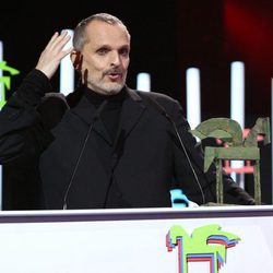 Miguel Bosé en la ceremonia de entrega de los Premios Ondas 2016