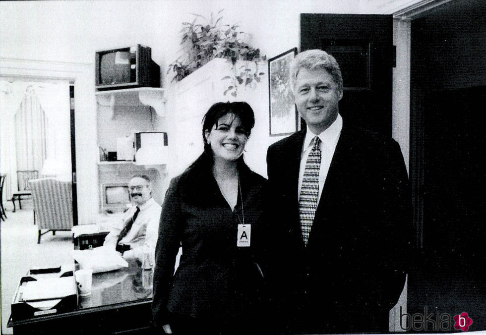 Monica Lewinsky y el Presidente Bill Clinton