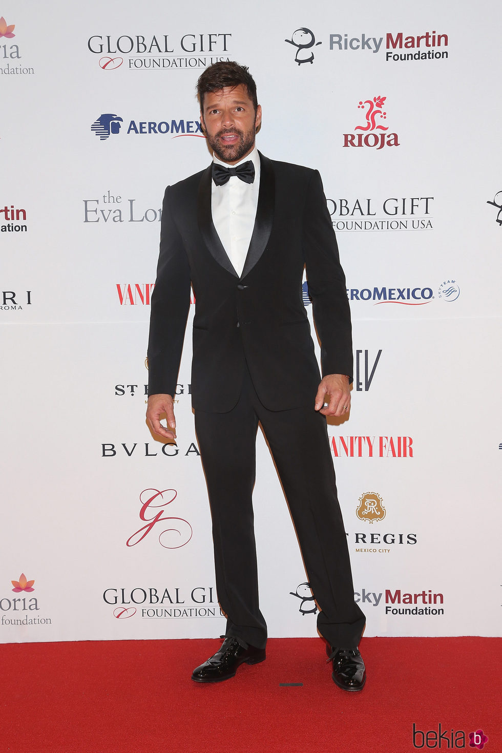 Ricky Martin en la gala de Global Gift de México