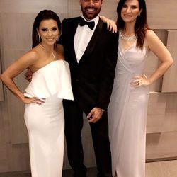Eva Longoria, Ricky Martin y Laura Pausini en la gala Global Gift de México