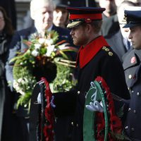 El Príncipe Guillermo y el Príncipe Harry en el Día del Recuerdo 2016