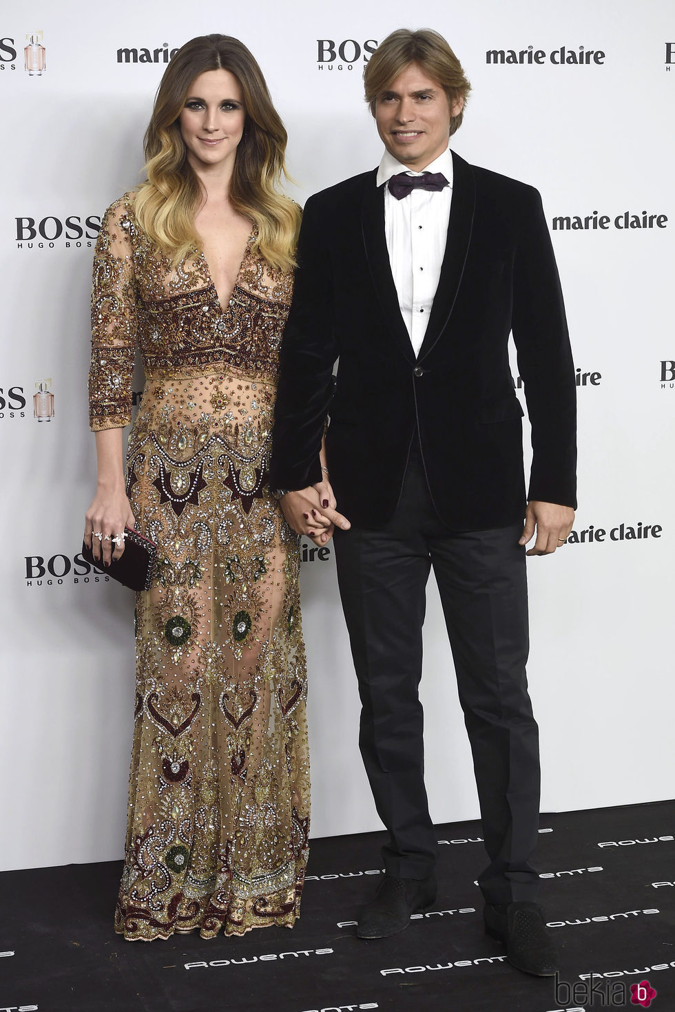 Carlos Baute y Astrid Klisans en la entrega de los Prix de la Moda 2016