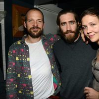 Jake y Maggie Gyllenhaal junto al marido de ella