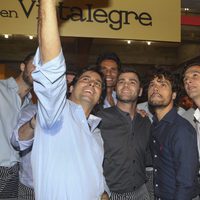 Fran Rivera, Óscar Higares, Fonsi Nieto y Miguel Abellán en el Rastrillo Nuevo Futuro 2016