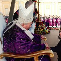 Rita Barberá con el Papa Juan Pablo II en El Vaticano