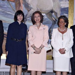 Ángeles González Sinde, la Reina Sofía y Rita Barberá