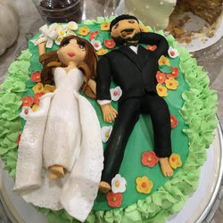 Tarta de bodas de Sofia Vergara y Joe Manganiello