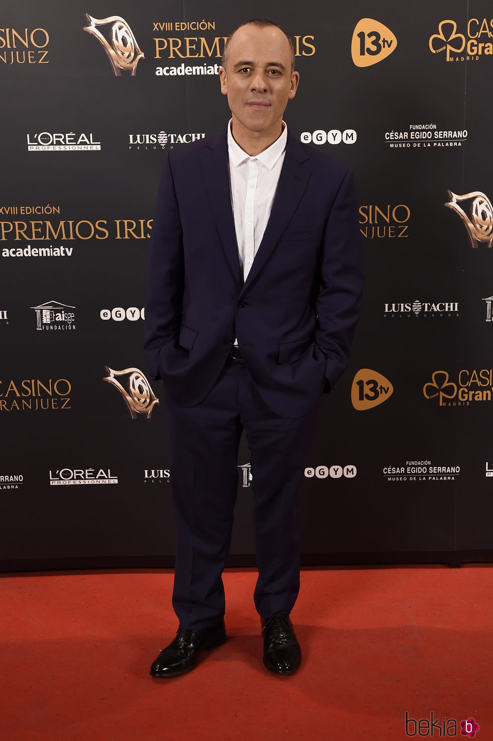 Javier Gutiérrez en los Premios Iris 2016