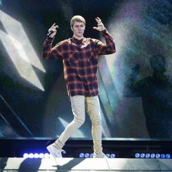 Justin Bieber en su concierto en Madrid