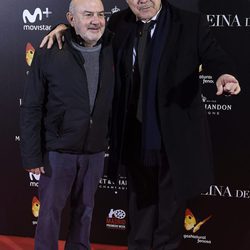 Antonio Resines y Jesús Bonilla en la premiere de 'La Reina de España' en Madrid