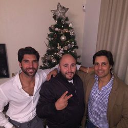 Cayetano, Kiko y Fran Rivera celebrando la Navidad