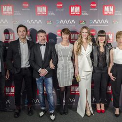 Miembros del equipo de 'La que se avecina' en los Premios MiM 2016