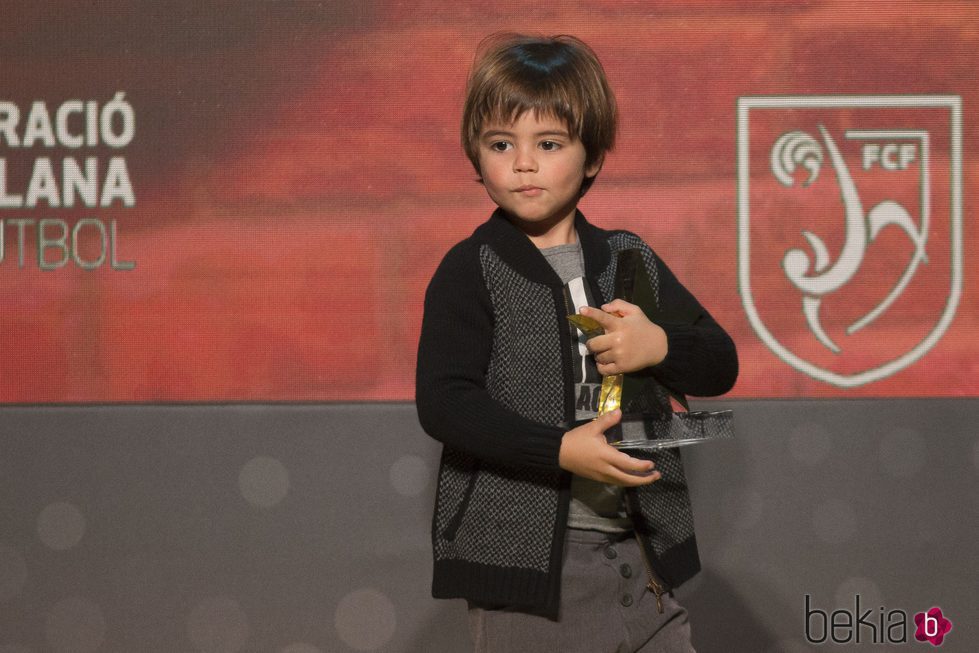 Milan Piqué en la gala del Mejor Jugador Catalán