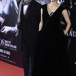 Brad Pitt y Marion Cotillard en la premiere de 'Aliados' en Madrid