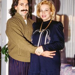Juan Miguel y Karina, cuando estaban casados