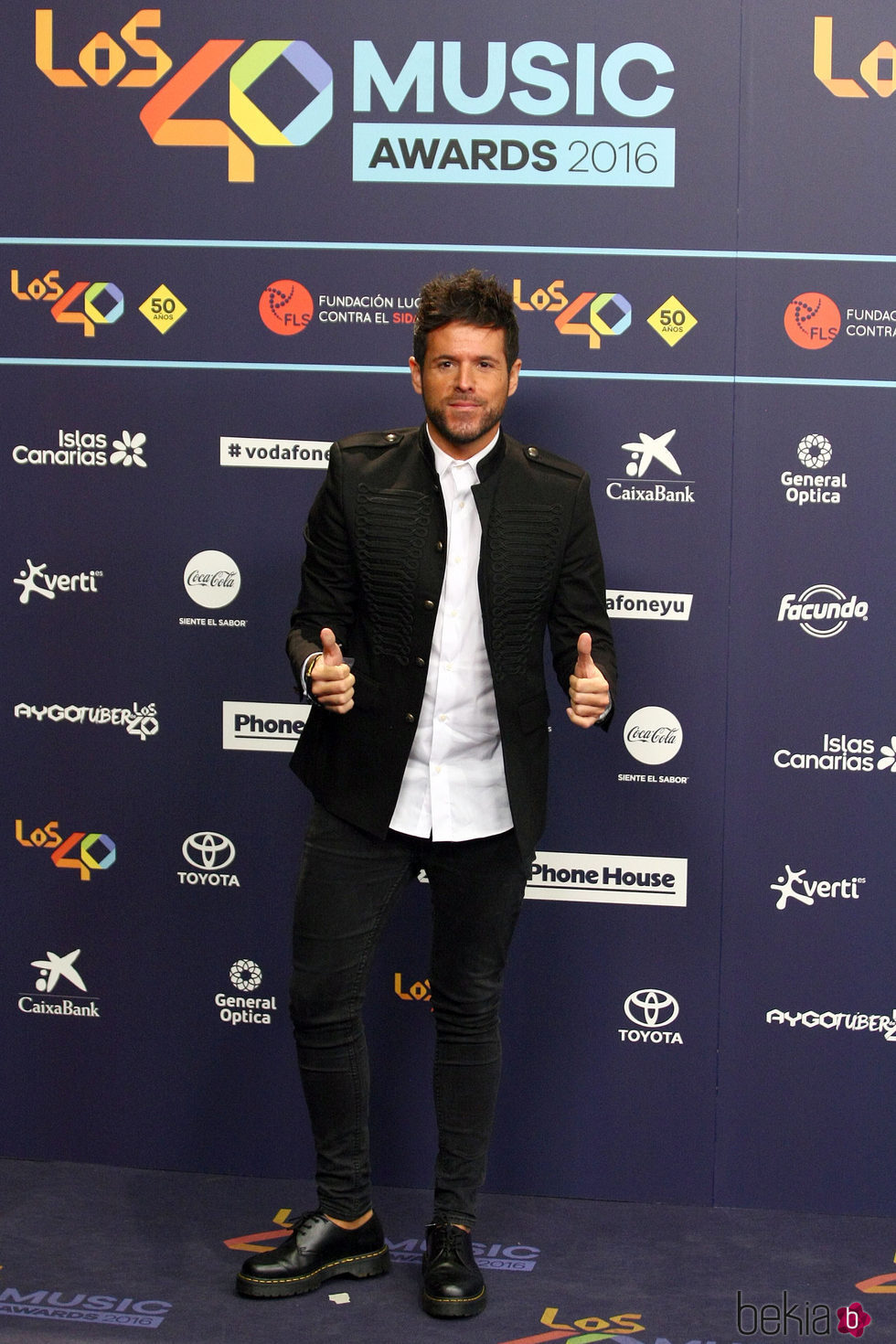 Pablo López en Los40 Music Awards 2016