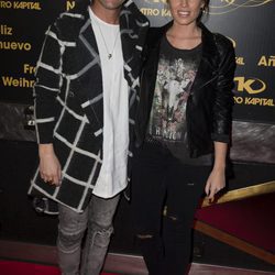 Fonsi Nieto y su pareja Marta Castro en la celebración de su 38 cumpleaños