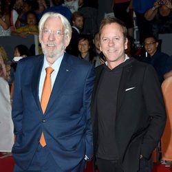 Donald y Kiefer Sutherland en el Toronto International Film Festival 2015