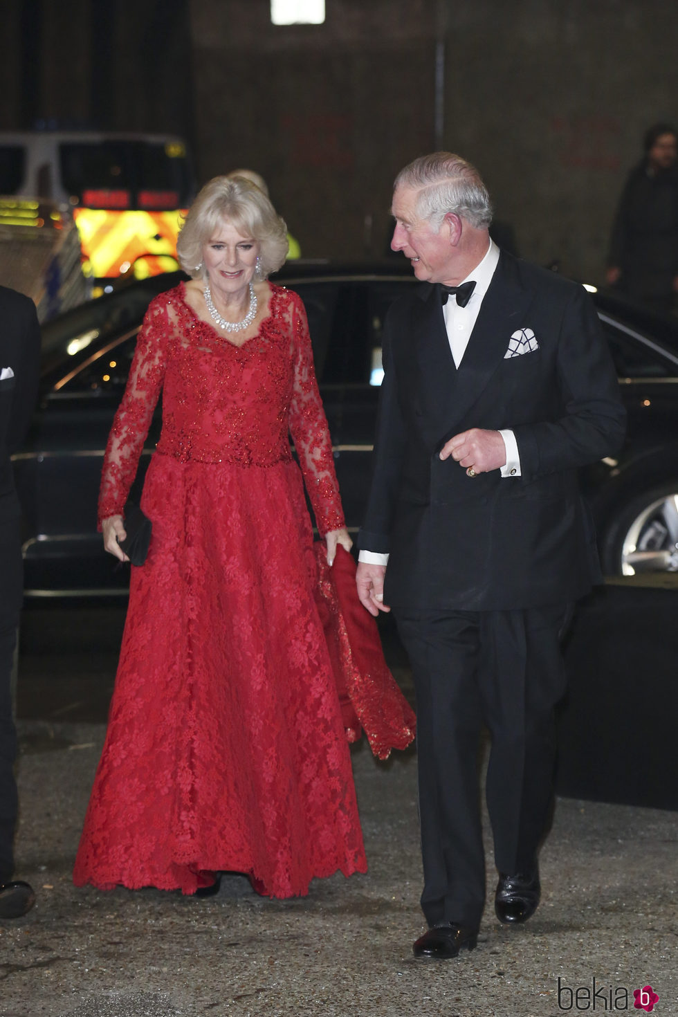 El Príncipe Carlos y Camilla Parker Bowles en la Royal Variety Performance 2016