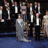 Los Reyes de Suecia, la Princesa Victoria y el Príncipe Daniel en los Nobel 2016