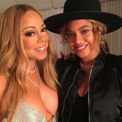 Beyoncé y Mariah Carey en el concierto navideño de Nueva York
