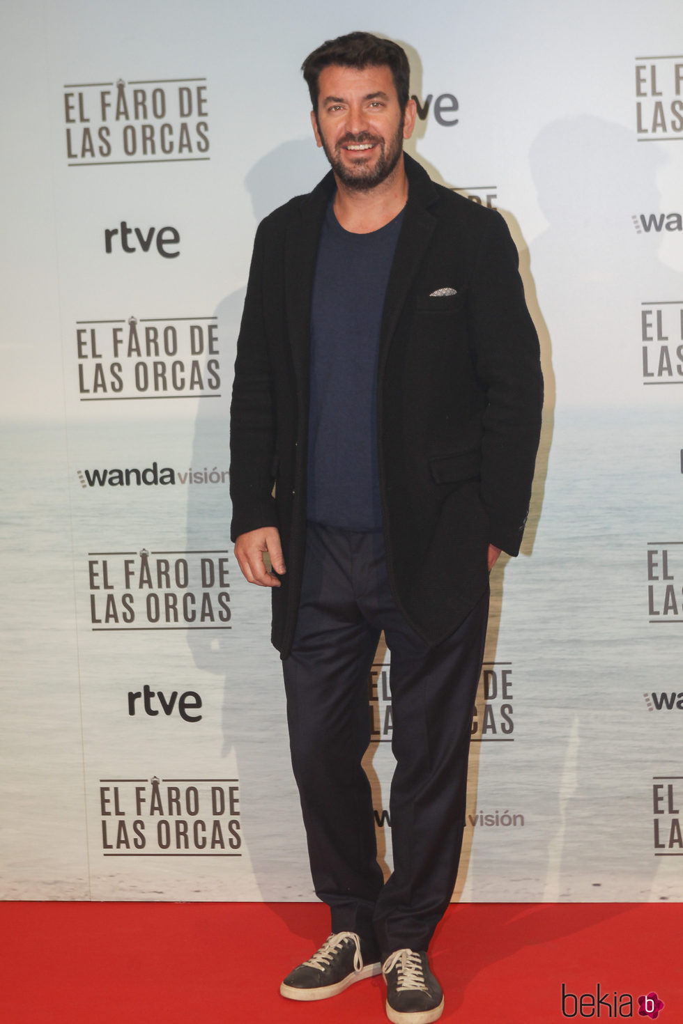 Arturo Valls en la premiere de 'El faro de las orcas'