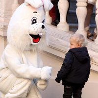 Jacques de Mónaco en la fiesta infantil de Navidad 2016