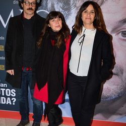 Melani Olivares y Fele Martínez en el estreno de la obra de teatro 'Tiempo'