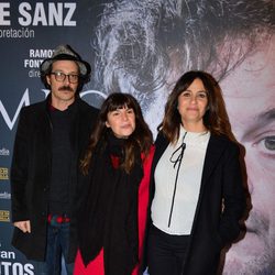 Melani Olivares y Fele Martínez en el estreno de la obra de teatro 'Tiempo'
