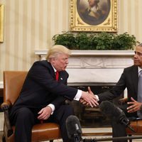 Obama recibe a Donald Trump en la Casa Blanca tras su victoria
