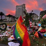 Memorial en honor a las víctimas del tiroteo de Orlando