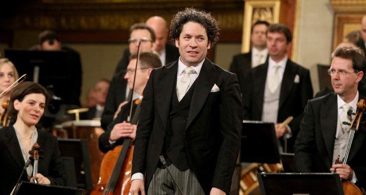 Gustavo Dudamel en el Concierto de Año Nuevo en Viena