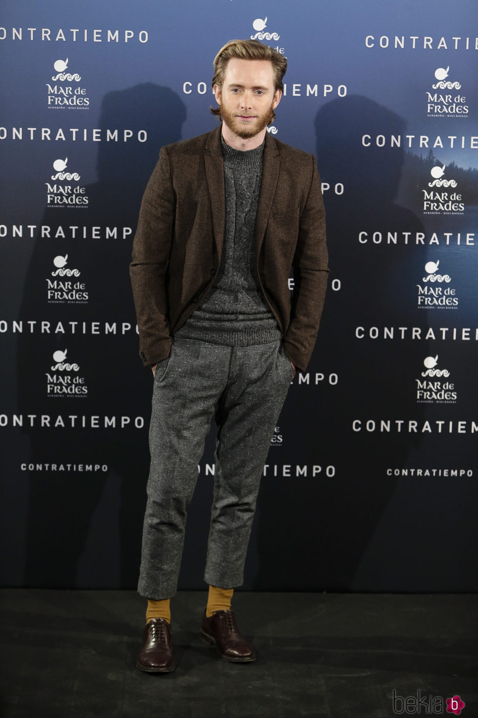 Pablo Rivero en el estreno de la película 'Contratiempo' en Madrid