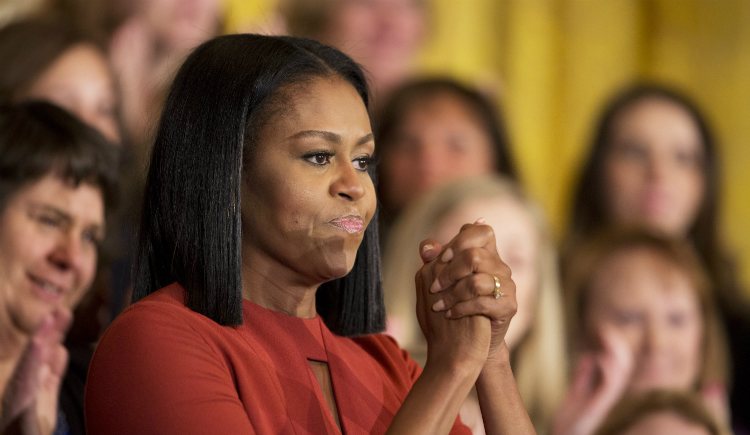 Michelle Obama muy agradecida en su último discurso como Primera Dama en Washington