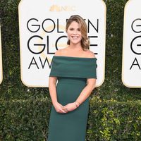 Jenna Bush en la alfombra roja de los Globos de Oro 2017